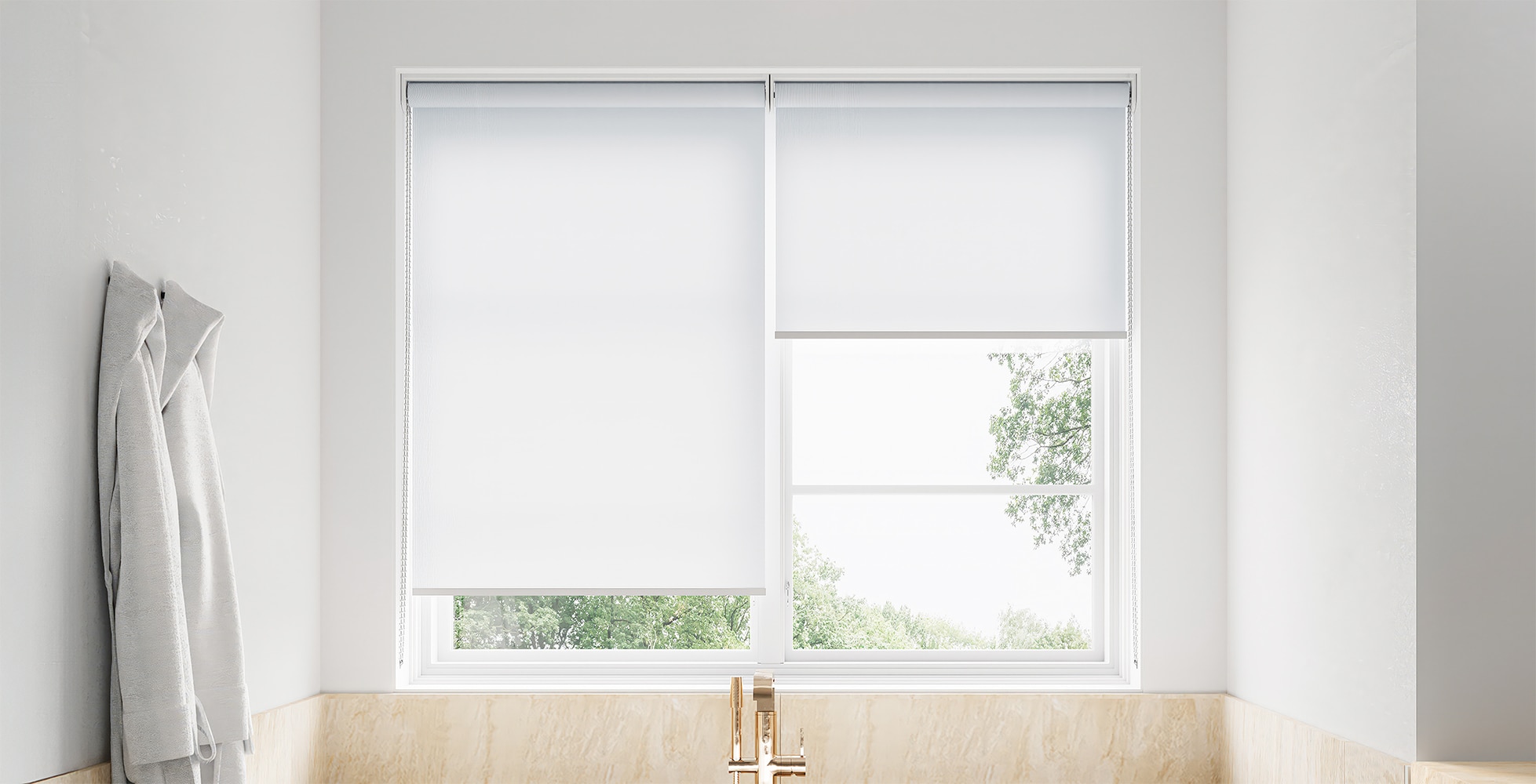 Premium Solid Fabric Roller Shades